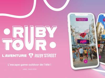 Embarquez vos commerçants sur le RUBY Tour, avec notre partenaire 62 RUBY STREET 