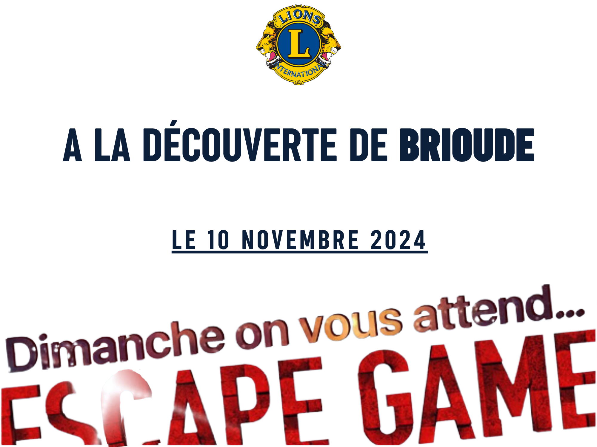 Brioude | Une escape-game solidaire pour découvrir l'histoire de la ville